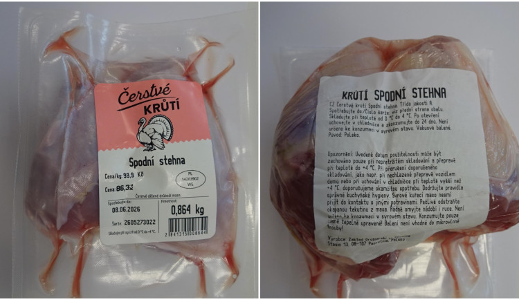 Známý obchod prodával polské maso se salmonelou, zjistila inspekce