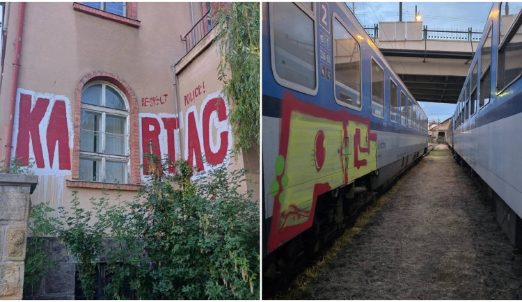 Policie řeší několik případů sprejerství, ve městě je přitom desítka legálních ploch