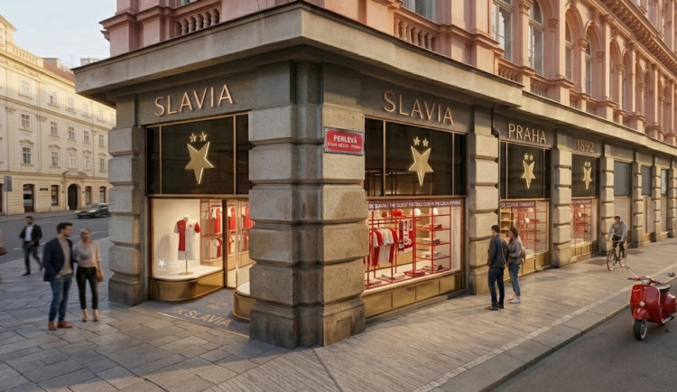 Slavia otevře v centru Prahy fanshop, bude místo cukrárny