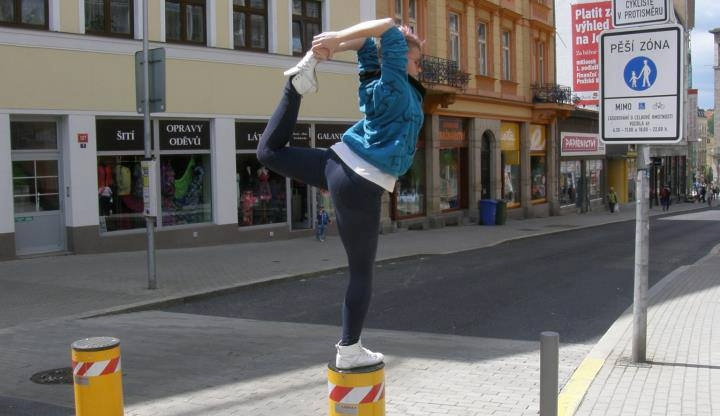 Poledance v ulicích Liberce