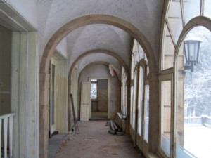 Chodba v přízemí.