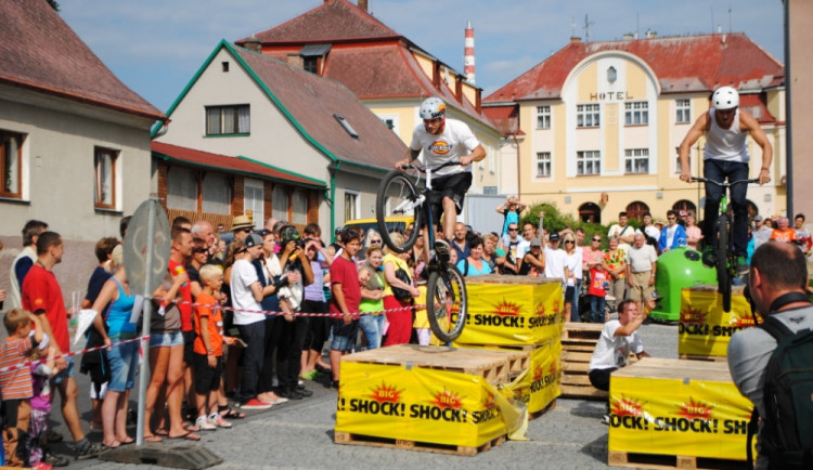 Součástí byly také závody v cyklotrialu