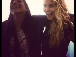 Aneta Drobná s Kristýnou Srbovou (zprava)