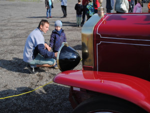 Historická hasičská stříkačka Praga