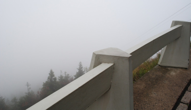 A když přišla mlha, výhled byl takový