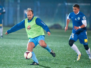 Slovan si zahrál s amatéry z Krásného Lesa