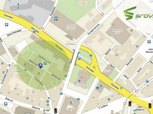 Poloha pobočky v Liberci