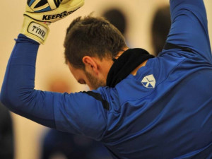 Středeční trénink a tiskovka před utkáním Slovanu v Alkmaaru