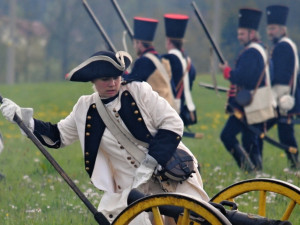 Připravuje se výstřel pruského děla