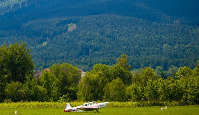 Momentky z libereckého letiště