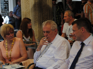 Miloš Zeman navštívil Liberecko