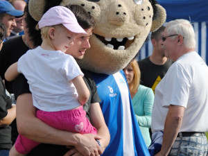 Slovan vyslal do Hrádku i svého maskota