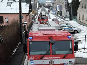 Požár ve Volgogradské ulici. Foto: HZS LK