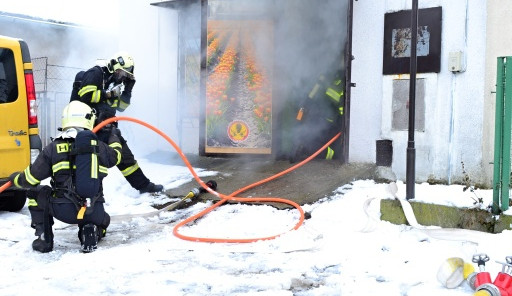 Požár ve Volgogradské ulici. Foto: HZS LK