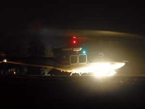 Požár a rozsáhlá pátrací akce. Noční cvičení plánovali dva roky