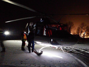 Požár a rozsáhlá pátrací akce. Noční cvičení plánovali dva roky