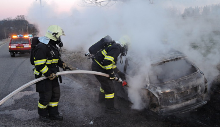 Nehoda u Turnova. Foto: HZS LK