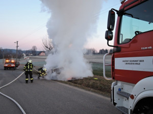 Nehoda u Turnova. Foto: HZS LK