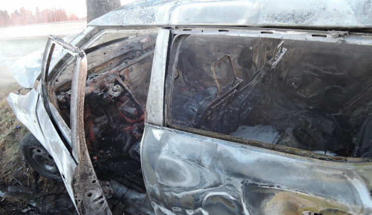 Nehoda u Turnova. Foto: HZS LK