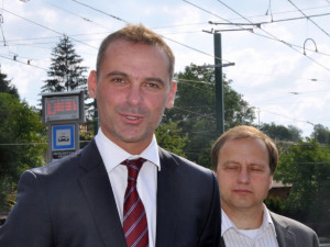 Slavnostní zahájení provozu na zrekonstruované trati do Jablonce