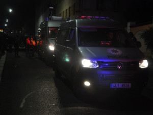 Libercem prošel pochod fanoušků Groningenu, policie musela zasahovat