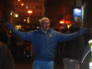 Do Liberce se sjelo 300 francouzských fanoušků, policie zatím práci neměla