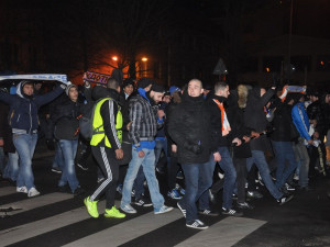 Do Liberce se sjelo 300 francouzských fanoušků, policie zatím práci neměla