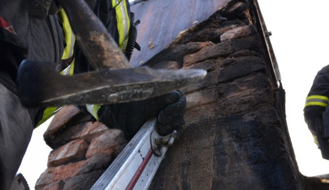 Požár rodinného domu na Fojtce