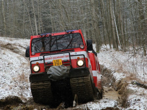 Hasiči testovali techniku v extrémních podmínkách