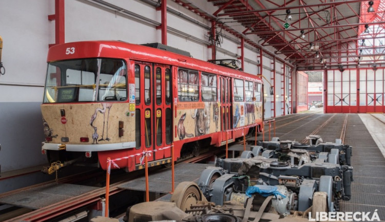 Vozovna libereckého dopravního podniku
