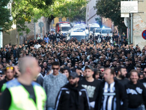 Libercem prošlo pět stovek řeckých fanoušků