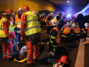 Cvičení v libereckém tunelu