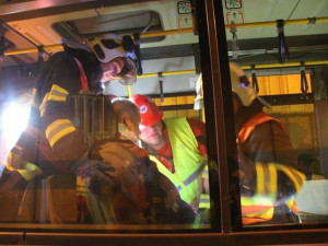 Cvičení v libereckém tunelu