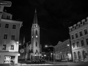 Noční Liberec pohledem Martina Škrabálka