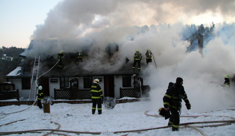 Požár penzionu Chlum