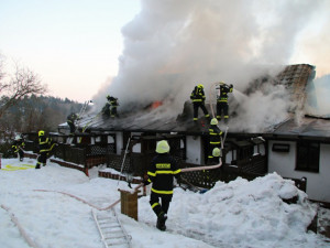 Požár penzionu Chlum