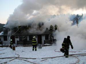 Požár penzionu Chlum