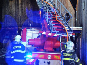 Požár v Natura Parku Harrachov