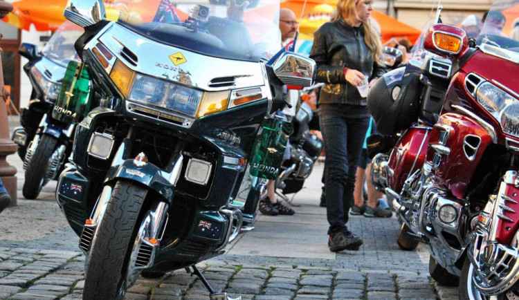 Sraz motocyklů Gold Wing
