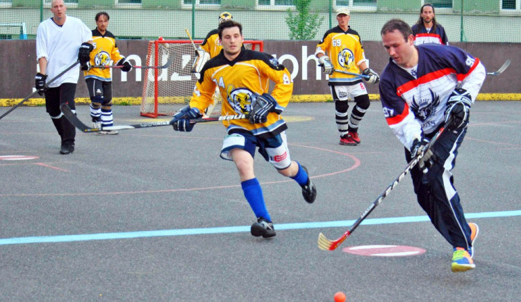 Hokejbalový titul mají Vosy