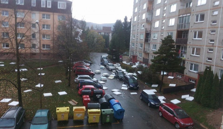 Silný vítr komplikoval život na Liberecku