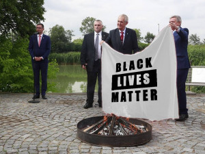 Miloš Zeman a koláže