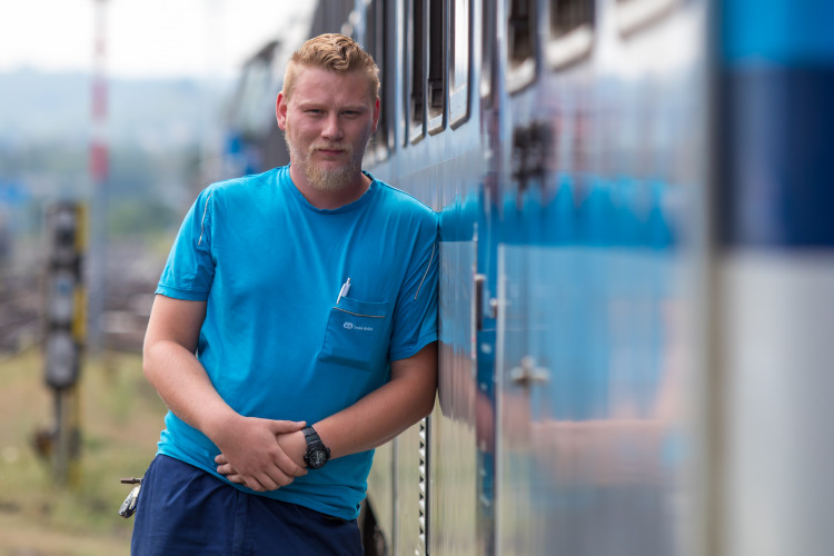 Strojvedoucí Jiří Kožený