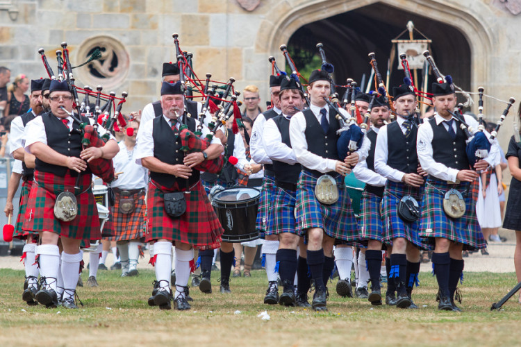 Skotské hry na Sychrově 2018
