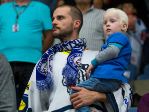Zápas Bílých Tygrů proti HC Dynamo Pardubice