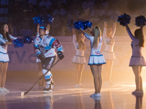 Zápas Bílých Tygrů proti HC Dynamo Pardubice