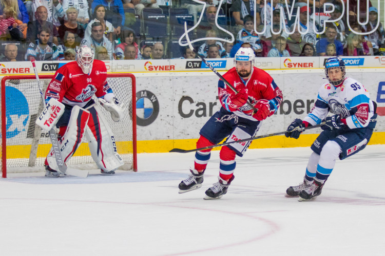 Zápas Bílých Tygrů proti HC Dynamo Pardubice