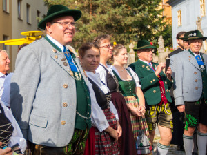 Slavnostní odhalení desky u kostela sv. Anny