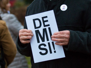 Pochod Libercem Za slušného premiéra