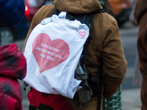 Pochod Libercem Za slušného premiéra